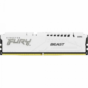 16GB 6000MHz DDR5 RAM Kingston Fury Beast White CL40 (KF560C40BW-16)