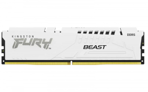 32GB 5200MHz DDR5 RAM Kingston Fury Beast White CL40 (KF552C40BW-32)