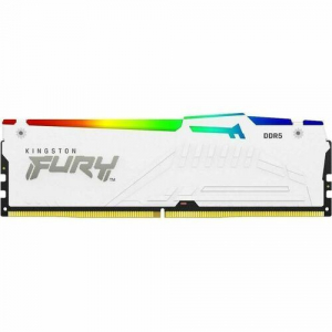 32GB 6000MHz DDR5 RAM Kingston Fury Beast White RGB CL36 (KF560C36BWEA-32)