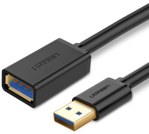 UGREEN USB-A anya-apa kábel 2 m fekete (10373B)