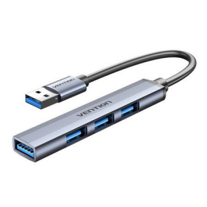 Vention Mini Hub USB-A - 3xUSB-A 0,15m szürke (CKOHB)