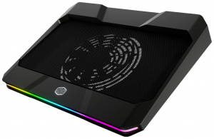 Cooler Master NotePal X150 Spectrum 17" Notebook állvány hűtő funkcióval fekete (MNX-SWXB-10NFA-R1)