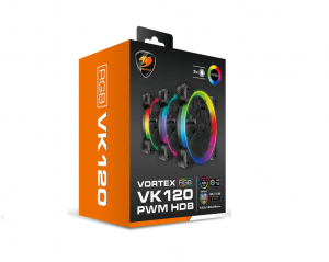 Cougar VORTEX ARGB VK120 ház hűtő ventilátor 3db (4710483770999)