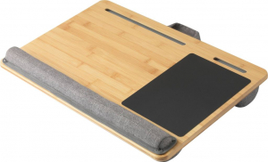 Renkforce RF-LLD-200 Notebook asztal egérpaddal bambusz (RF-4909432)