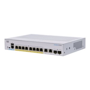 Cisco 8 portos menedzselhető PoE+ switch (CBS250-8PP-E-2G-EU)