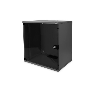 Digitus 12U 19" 12U fali rack szekrény 595x540x400mm fekete (DN-19 12-U-S-SW)