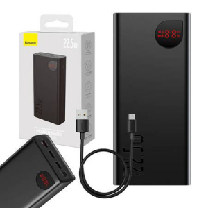 Baseus Adaman Powerbank 40000mAh, 22.5W fekete (PPAD020101)
