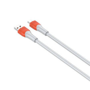 LDNIO LS604 USB-A - USB-C kábel 30W 4m fehér-narancssárga (LS604 type c)