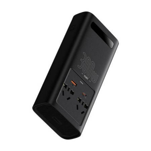 Baseus autós inverter 300W 24V CN / EU fekete (C00337600111-00)