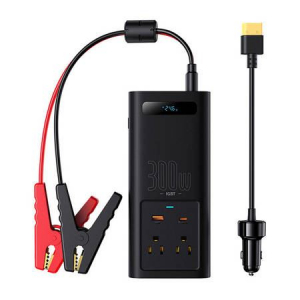 Baseus autós inverter 300W 24V CN / EU fekete (C00337600111-00)