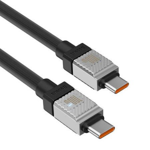 Baseus CoolPlay USB-C - USB-C kábel 100W 1m fekete (CAKW000201)