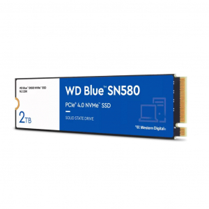 2TB WD Blue SN580 M.2 NVMe SSD meghajtó (WDS200T3B0E)