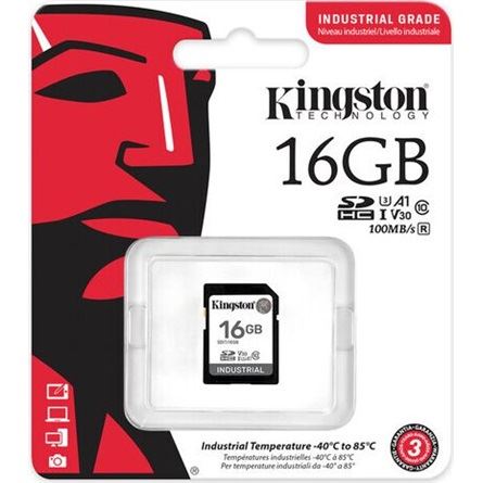 16GB SDXC Kingston Industrial Temperature UHS-1 Class10 U3 V30 A1 (SDIT/16GB)