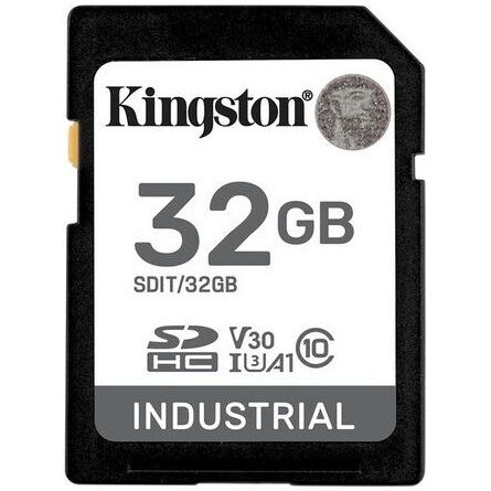 32GB SDXC Kingston Industrial Temperature UHS-1 Class10 U3 V30 A1 (SDIT/32GB)