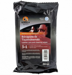 Gorilla Wipes bőrápoló és tisztító kendő 30 db - os (30232954)