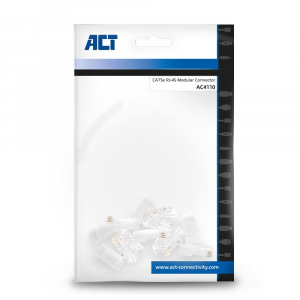 ACT CAT5E RJ45 csatlakozó 10db (AC4110)