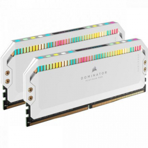 64GB 5600MHz DDR5 RAM Corsair Dominator Platinum RGB White CL40 (2x32GB) (CMT64GX5M2B5600C40W)