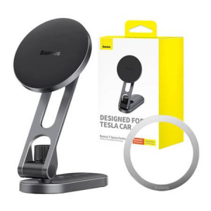 Baseus T-Space mágneses autós telefontartó ezüst (C40151300S11-00)