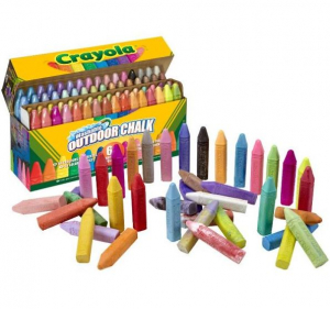 Crayola: Kimosható aszfaltkréta szett 64 db-os (51-2064)