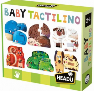 Headu: Taktilis fejlesztő illesztőjáték kicsiknek - Állatok és kicsinyeik (MU53573)