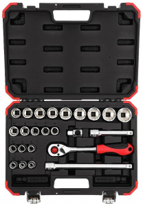 Gedore RED R69013024 3300056 dugókulcs betét készlet, 24 részes