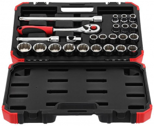 Gedore RED R69013024 3300056 dugókulcs betét készlet, 24 részes
