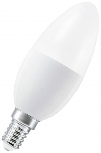 Ledvance LED EEK F (A - G) E14 Gyertya forma 4.9 W = 40 W Melegfehértől a hidegfehérig (4058075778573)