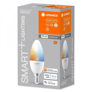 Ledvance LED EEK F (A - G) E14 Gyertya forma 4.9 W = 40 W Melegfehértől a hidegfehérig (4058075778573)