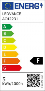 Ledvance LED EEK F (A - G) E14 Gyertya forma 4.9 W = 40 W Melegfehértől a hidegfehérig (4058075778573)