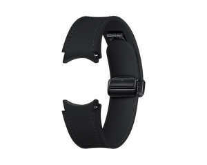 Samsung Galaxy Watch6 D-csatos hibrid ökobőr szíj (normál, M/L) fekete (ET-SHR94LBEGEU)