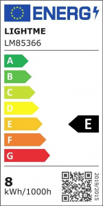 LightMe LED f&eacute;nyforr&aacute;s E27 7.3 W = 60 W Melegfeh&eacute;r (LM85366)