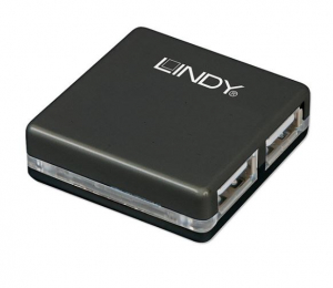 Lindy USB 2.0 Mini 4 portos HUB (42742)