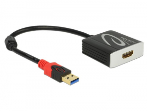 Delock adapter USB-A csatlakozódugóval - HDMI csatlakozóhüvellyel (62736)