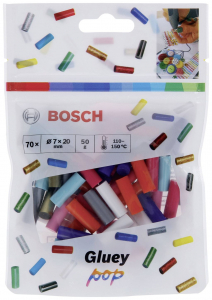 Bosch 2608002011 ragasztópisztoly rúd tarka 70 db