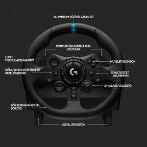 Logitech G923 TrueForce szimulátor-versenykormány PS5/PS4/PC fekete (941-000149) 