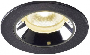 SLV NUMINOS XS LED-es beépíthető lámpa Fixen beépített fekete (1005522)