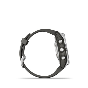 Garmin fenix 7S Pro – Solar Edition okosóra grafitszínű szíjjal (010-02776-01)