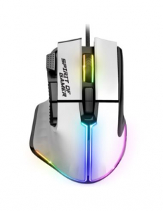 Spirit Of Gamer PRO-M5 ARTIC Gaming egér fehér (S-PM5RGBWT)