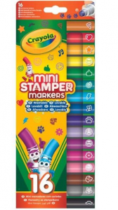 Crayola: Mini mintázó filctoll készlet 16 db (58-8741)