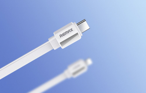 Remax Platinum Pro USB-C - Lightning kábel 20W 1m fehér (RC-C050 White)