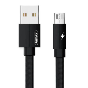 Remax Kerolla USB-A - MicroUSB kábel 2.4A 2m fekete (RC-094m 2M Black)