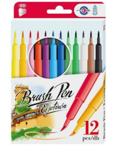 ICO: Brush Pen ecsetirón készlet 12 db-os (9580080053)