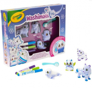 Crayola Washimals: Jégvilág játékszett színváltós állatkákkal (74-7514)