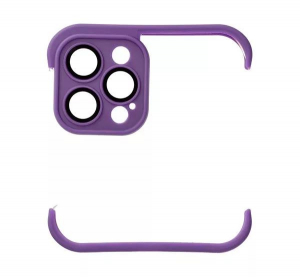 Mini bumper Apple iPhone 12 Pro szilikon tok lila (74463)