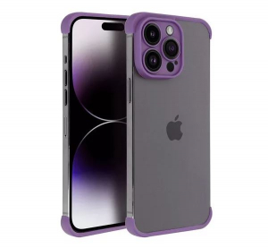 Mini bumper Apple iPhone 12 Pro szilikon tok lila (74463)