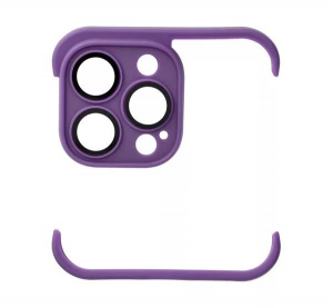 Mini bumper Apple iPhone 13 Pro szilikon tok lila (74475)