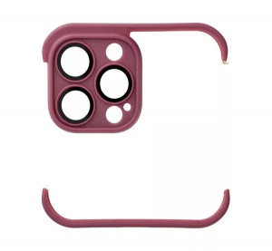 Mini bumper Apple iPhone 13 Pro Max szilikon tok cseresznye (74478)