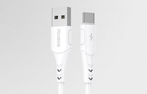 Foneng X81 USB-A -Micro USB 2.1A töltőkábel 1m fehér
