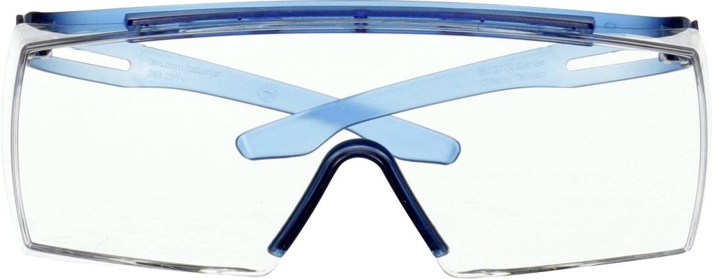 3M SecureFit SF3701SGAF-BLU szemüveg felett hordható védőszemüveg, párásodás mentes, kék