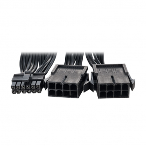 Cooler Master 12-Pin - 2x8-Pin VGA adapter kábel 40cm fekete (CMA-SEPC18XXBK1-GL)